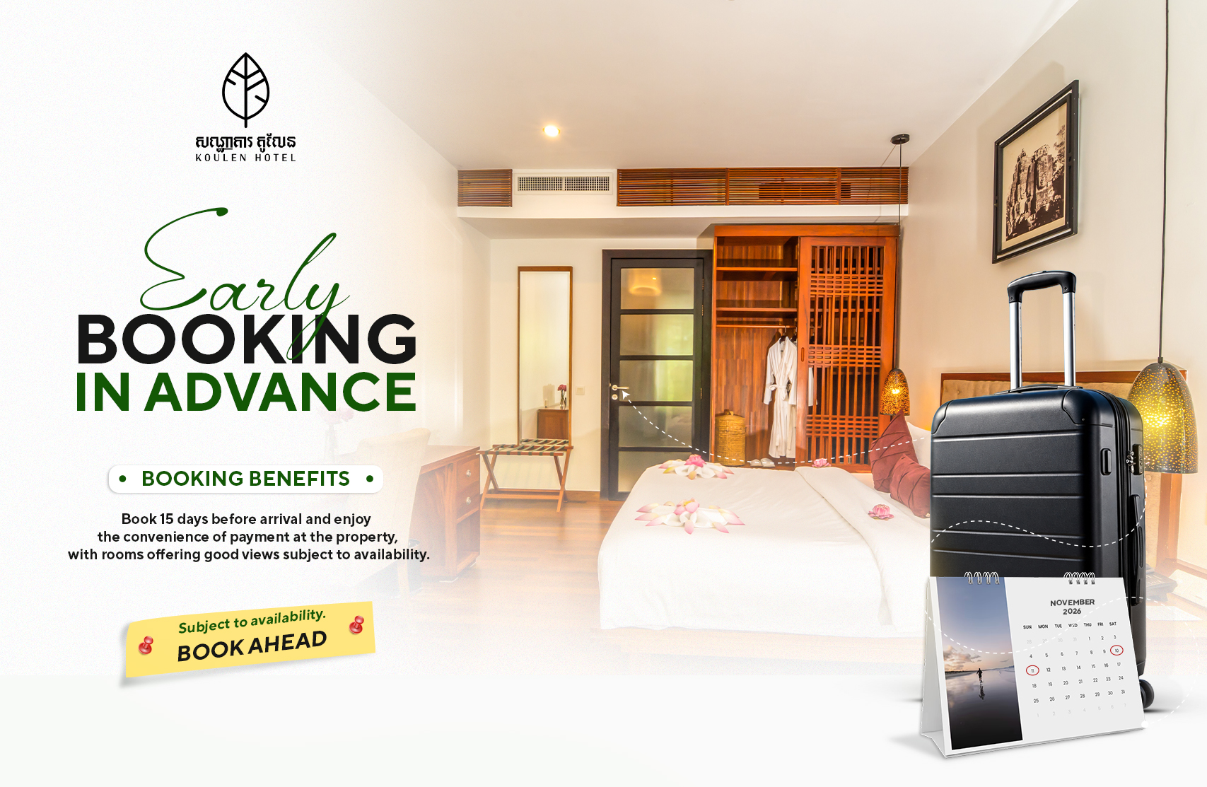 Early Booking Advance